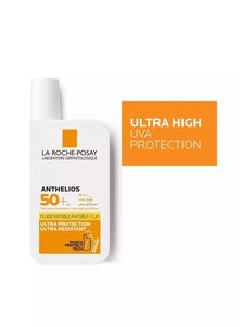 La Roche Posay SPF 50+ Anthelios Invisible Fluid - 50ml Facial Sunscreen