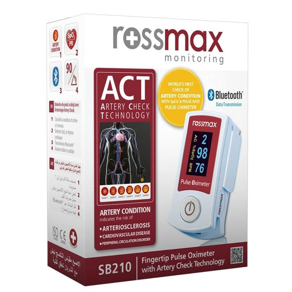 Rossmax SB200 Fingertip Pulse Oximeter with ACT Bluetooth
