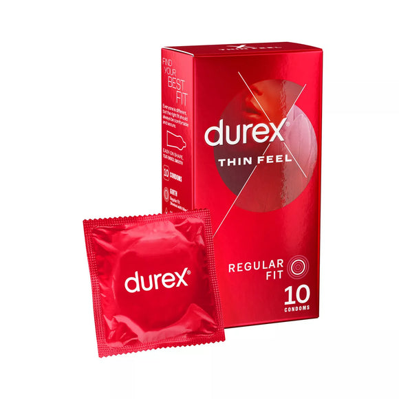 Durex Fetherlite Ultra Thin Feel Latex Condoms 10 Pack