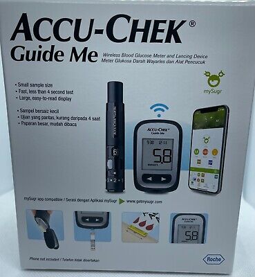 Accu-Chek Guide Me Meter + FastClix Lancets Blood Glucose Monitoring System Pack