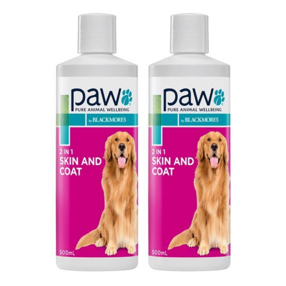 2x Blackmores 2-in-1 Natural Conditioning Shampoo for Dogs