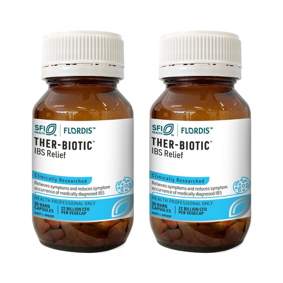 2x Flordis Ther-Biotic IBS Relief 30 Capsules