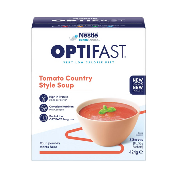 Optifast VLCD Country Style Tomato Soup Flavour Sachet 8x53g