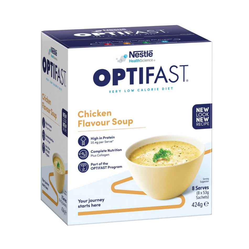 Optifast VLCD Chicken Flavour Soup Sachet 8x53g