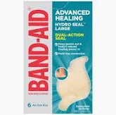 Band-Aid Advanced Healing Hydro Seal Gel Plasters Large 6 Pack