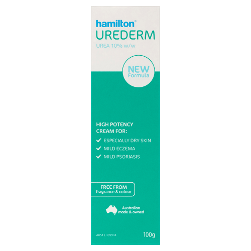 Hamilton Urederm Cream Urea 10% 100g | Eczema, Psoriasis & Dry Skin Relief