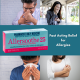 Allersoothe 25mg Antihistamine 50 Tablets