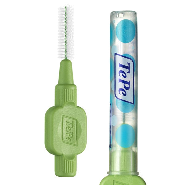 2 x TePe Interdental Brushes 0.8mm Green Size 5 Original - ISO 6  Packs