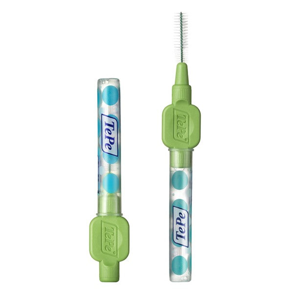 2 x TePe Interdental Brushes 0.8mm Green Size 5 Original - ISO 6  Packs