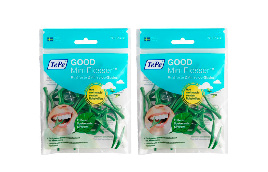 2 x TePe Good Mini Flosser 36 Pieces