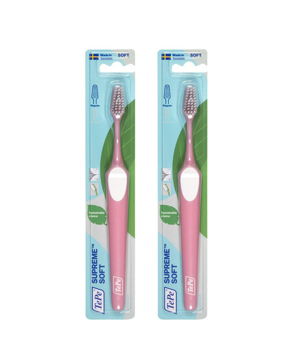2 x TePe Supreme Toothbrush