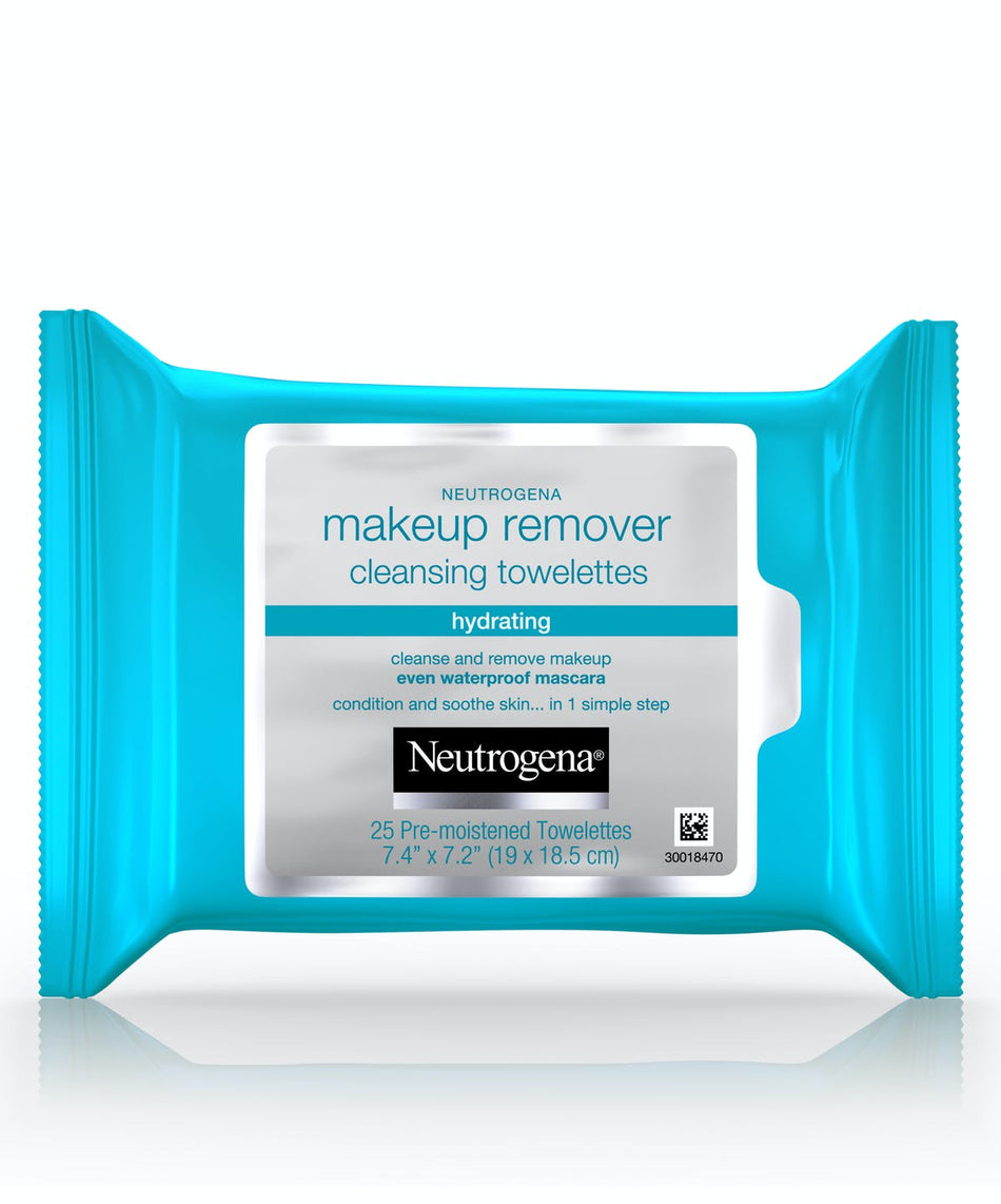 3 x Neutrogena Make-Up Remover Cleansing Towelettes 25 Pack