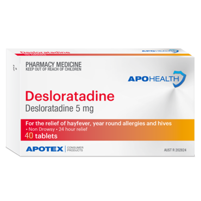 APOHEALTH Desloratadine 5mg Blast Antihistamine 40 Tablets