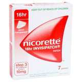 Nicorette 10mg Nicotine 16 Hour Invisipatch Step 3 - 7 Patch Pack