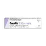 DermAid Cream 30g Gentle Cream 0.5% Rashes Dermatitis Eczema