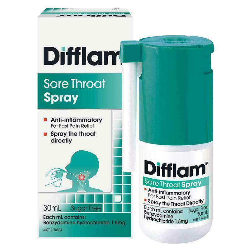Difflam Anti-Inflammatory Throat Spray - 30ml Temporary Relief From Oral Pain