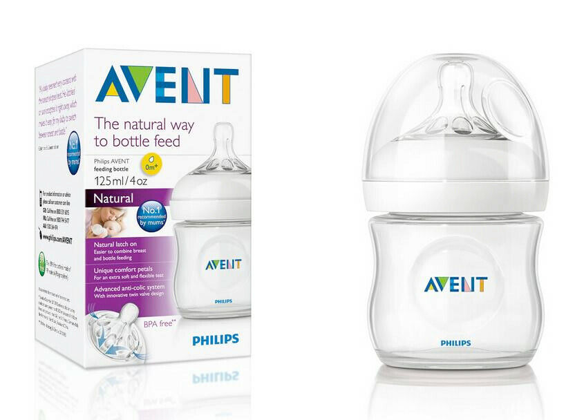 Philips Avent Natural Feeding 125mL - BPA Free Anti Colic