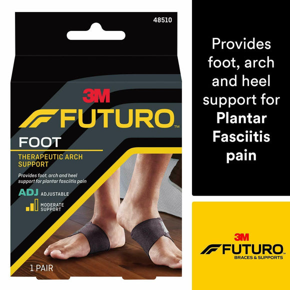 3M Futuro Therapeutic Arch Support Foot Relieves Planter Fasciitis Symptoms