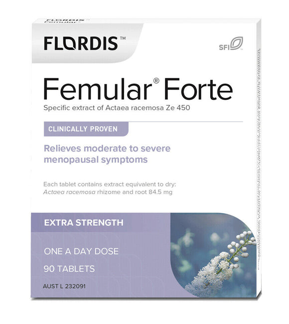 Flordis Femular Forte 90 Tablets Relieve Symptoms of Menopause