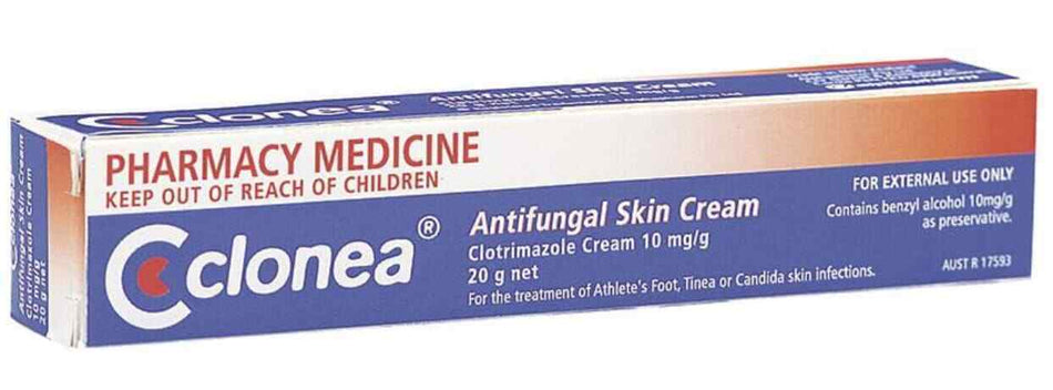 CLONEA ANTI FUNGAL Cream 50g CANESTEN Generic Tinea Candida Skin