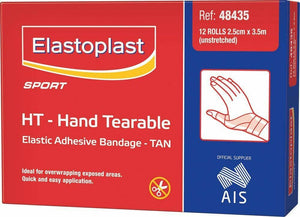 Elastoplast Sport Hand Tearable Elastic Adhesive Bandage 2.5cm x 3.5m 12 Rolls