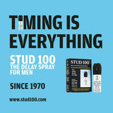 Stud 100 Desensitizing Spray for Men - Reduces Sensitivity - Delay Ejaculation 12g