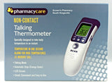 Pharmacy Care Infrared Talking Thermometer Non-Contact w/ Storage Bag