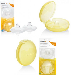Medela Contact Nipple Shields Protection & Easier Breastfeeding Size Large 24mm