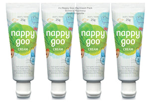 4 x Nappy Goo Cream 25g Travel Size Value Pack Royal Children's Hospital