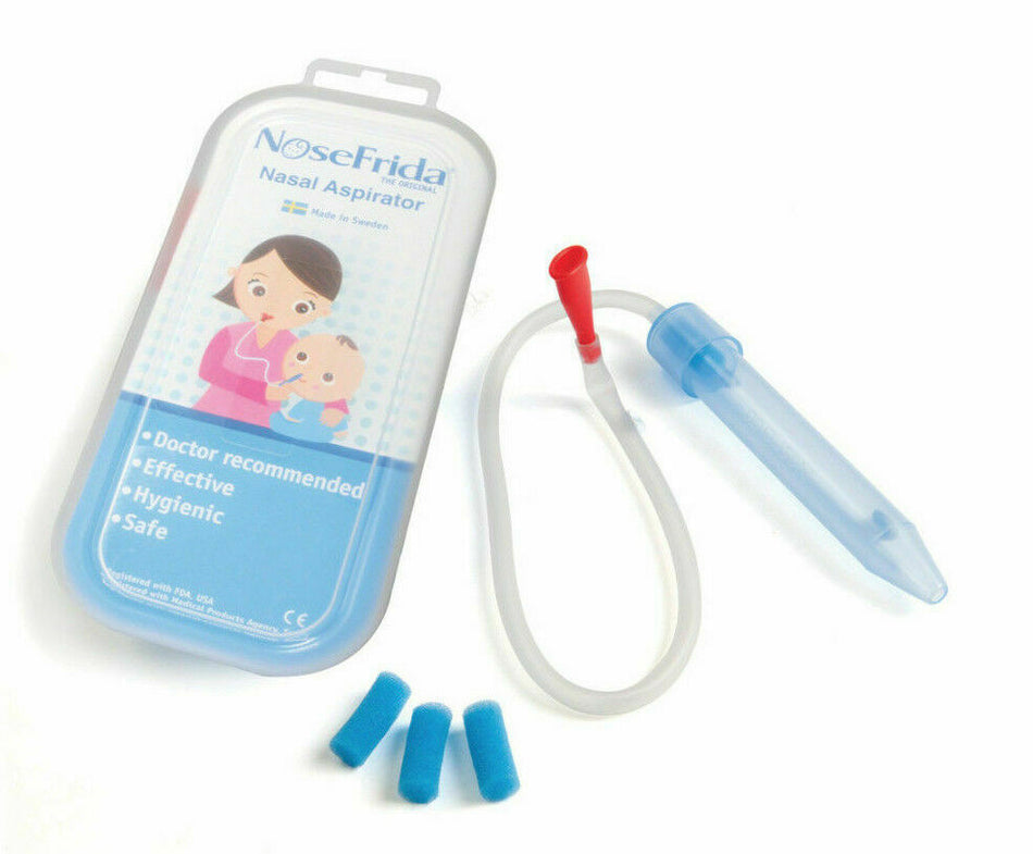 Nosefrida Nose Frida Baby Toddler Snotsucker Nasal Aspirator & 20 Filters Pack