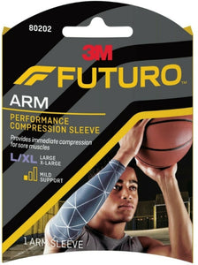 3M Futuro Performance Compression Arm Sleeve For Sore Muscles L/XL