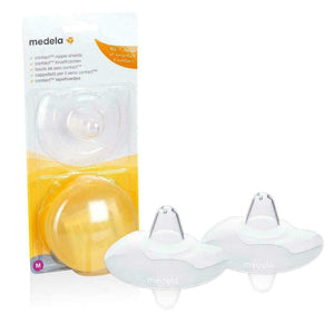 Medela Contact Nipple Shields Protection & Easier Breastfeeding Medium 20mm