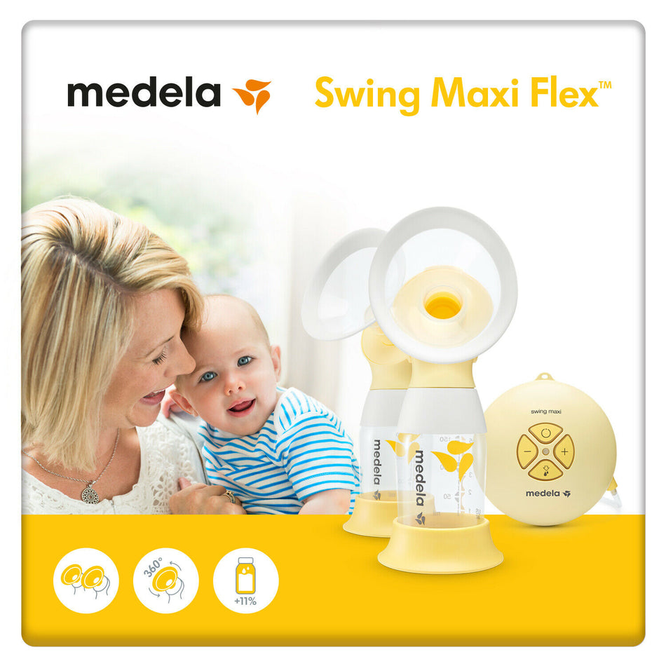 Medela Swing Maxi Flex Double Electric 2-Phase Comfortable Breast Pump