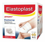 Elastoplast Sport Elastowrap - 10m X 10cm Skin Taping Bandages Hypoallergenic