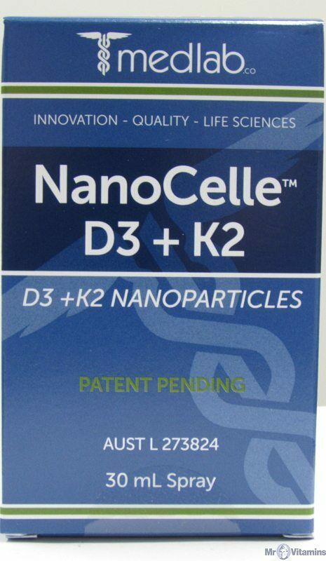MEDLAB NanoCelle D3 + K2 Vitamin 30ml Optimal Immune Function
