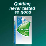 Nicorette Gum Regular Strength 2mg Nicotine Icy Mint 15 Pack