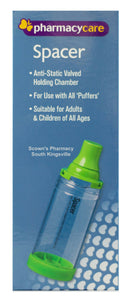 Pharmacy Care Spacer Use with All Puffers Adults Children Astma Antistatic COPD