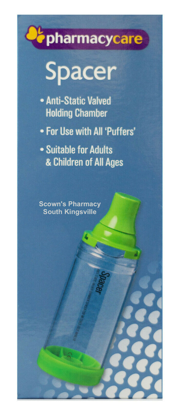 Pharmacy Care Spacer Use with All Puffers Adults Children Astma Antistatic COPD