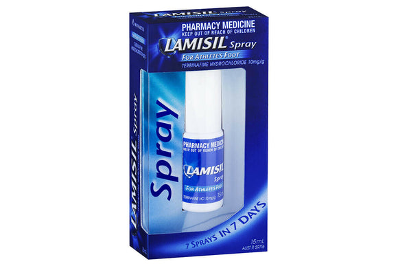 Lamisil Spray for Athlete's Foot Terbinafine Jock Itch Tinea 7 Sprays 15ml