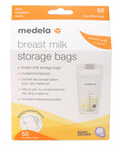 Medela 180ml Breast Milk Storage Bags Double Zip - 50 Pack
