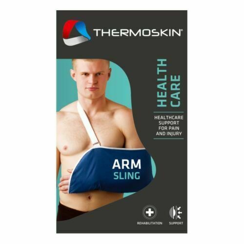 Thermoskin Arm Sling Blue Support & Elevation - Arm Wrist Pain Injury - One Size