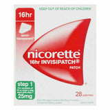 Nicorette 16hr Invisipatch Patches Step 1 25mg 28 Pack