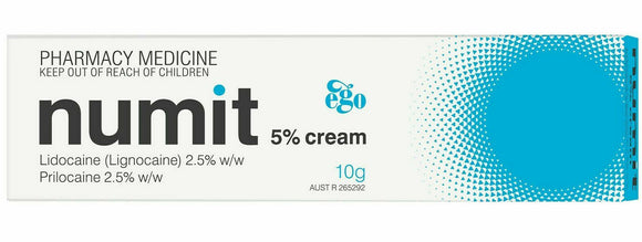Ego Numit 5% Cream 10g Skin-numbing Effect for Tattoo & Vaccination