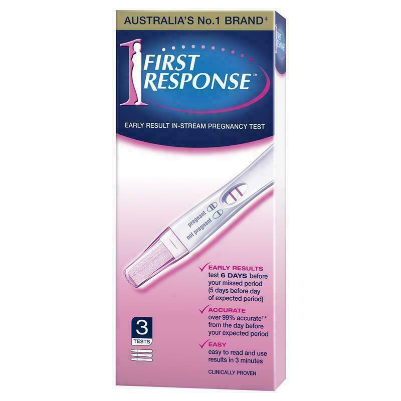 First Response Instream Pregnancy Test 3 Pack
