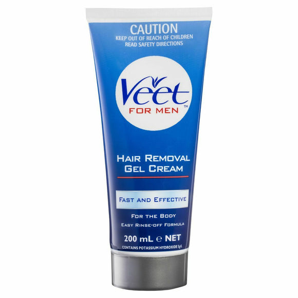 Veet For Men Body Hair Removal Gel Cream All Skin 200mL