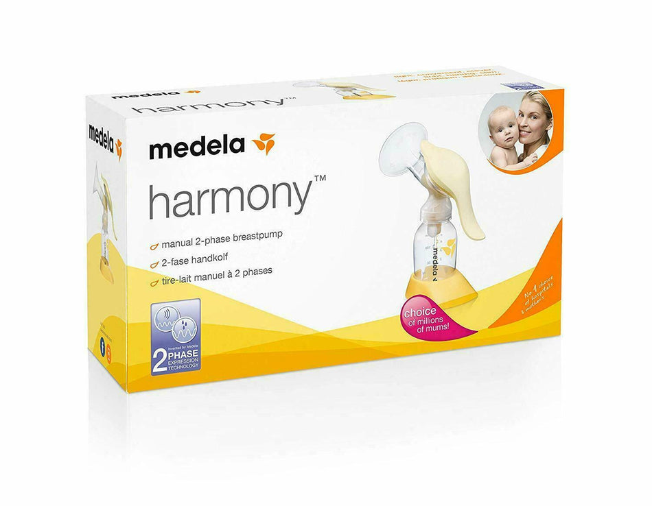Medela Harmony Manual Breast Pump incl. Bottle and Stand
