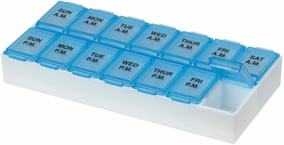 Ezy Dose Pill Container 7 Day 1 Week Am Morning and PM Afternoon