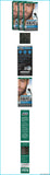 Just for Men Brush-In Colour Gel Moustache & Beard Dark Brown M45 Pack of 3