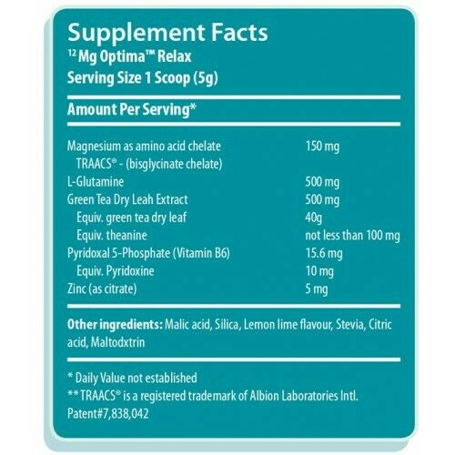 MEDLAB Mg OPTIMA RELAX Lemon Lime 150G Relaxation During Stress