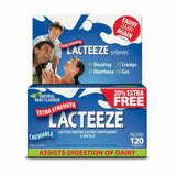 Lacteeze 120 Chewable Tablets Extra Strength Lactase Enzyme